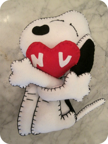 Un romantico Snoopy